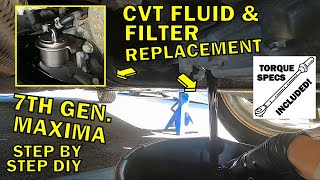 20092014 Nissan Maxima CVT Fluid amp Filter Replacement [upl. by Jolenta]