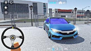 Driving Honda Civic Car Parking 🅿️ 3D Gameplay Online  Car Parking Master 3D [upl. by Ellehcit]