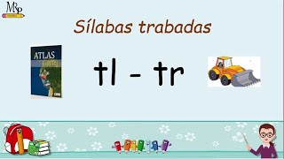 Sílabas trabadas tl  tr [upl. by Ralyat686]