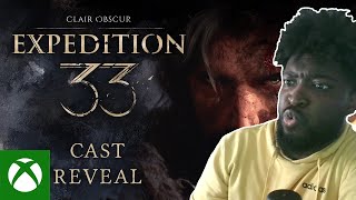 clair obscur Expedition 33 Cast Reveal Trailer REACTION Like Youve Never Seen [upl. by Oirasor751]