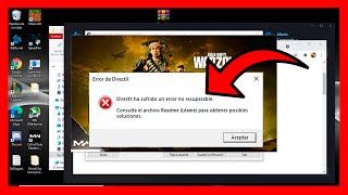 ✅ERROR IRRECUPERABLE DIRECTX CALL OF DUTY WARZONE [upl. by Marni]