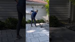 Why I Used Polymeric Sand On My Paver Patio patio pavers [upl. by Cicily]