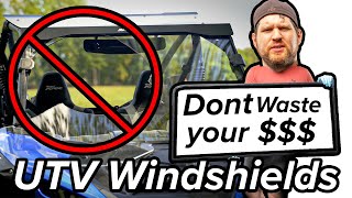 The BEST windshields for Side by sidesUTVs Polycarbonate beats acrylic every time [upl. by Ravi]