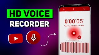 Best Voice Recorder App For High Quality Audio Recordings  How To Record HD Voiceover In Mobile [upl. by Arremat663]