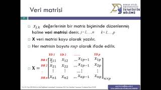 2Değişken ve Rastgele Değişken arasındaki fark nedir Veri matrisi nasıl okunur [upl. by Ymor389]