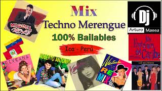 MIX TECHNO MERENGUE 90S merengues de los noventas bailables DJ ARTURO MASSA [upl. by Gretna]