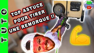 💡TUTO💡 COMMENT RENTRER SOLO UNE REMORQUE PLEINE DANS SON GARAGE   💪 [upl. by Dyan]