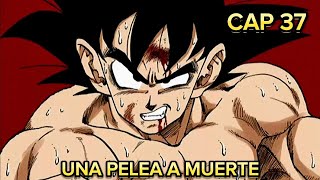 DBZ SAGA DE LOS SAIYAJN MANGA A COLOR CAPITULO 37 UNA PELEA A MUERTE [upl. by Latsyek]