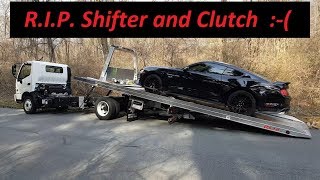 Clutch  Shifter out on My 2018 Mustang GT Ford working on updating [upl. by Drofxer]