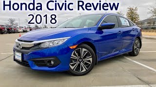 Start Up And Review  2018 Honda Civic EXT Review [upl. by Natascha]