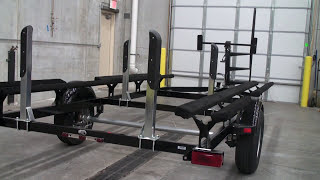 Extreme Max™ Heavy Duty Pontoon Trailer GuideOn System [upl. by Patin383]