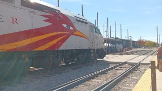 Santa Fe New Mexico Passenger rail and Model rails in motion [upl. by Saunderson]