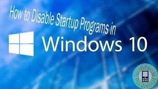 How to Disable Startup Programs in Windows 10 very fast [upl. by Reamy]