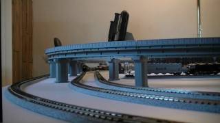 Kato N Scale Unitrack Layout Train Video 2 [upl. by Ignacius]