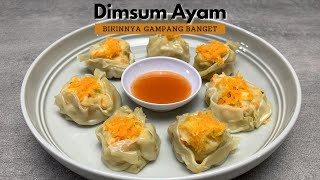 RESEP DIMSUM AYAM ENAK  CARA BUAT DIMSUM AYAM MUDAH [upl. by Macgregor927]