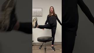 Straight leg raise  flexion  rotation  up and over [upl. by Aliwt]