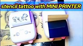 Hack Mini Printer for Tattoo Stencils [upl. by Otilrac]