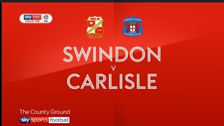 Swindon Town v Carlisle United  Match Preview  20242025 Week 7 EFL League 2 Predictions [upl. by Towers]