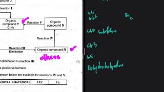 Question 4 Organic Compounds Reactions Grade 12 Physical Sciences P2 November 2024 [upl. by Eenar973]