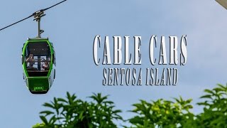 Awesome Cable Car Ride Around Sentosa Island  Singapore [upl. by Darsie642]