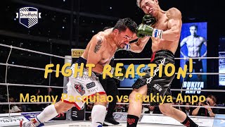 Manny Pacquiao vs Rukiya Anpo Fight Reaction [upl. by Chang]