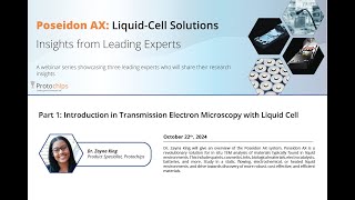 Part 1  Introduction in Transmission Electron Microscopy with Liquid Cell [upl. by Nyliuqcaj]