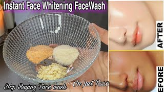 Secret Homemade Facewash For Crystal Clear Spotless Skin  Whitening Brightening Face Wash At Home [upl. by Neral]