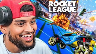 THEY KEEP PLAYING WITH HIS NAME Rocket League [upl. by Annmarie]