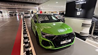 Insane Audi Rs3  Kyalami Green sportback in dubai [upl. by Hairim588]