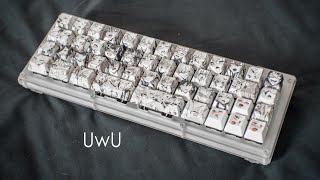 Ahegao Keycaps Typing Test [upl. by Shaylah]