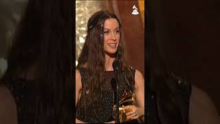 alanismorisette Wins The GRAMMY For Best Female Rock Vocal Performance in 1999  grammy Rewind [upl. by Emelda]