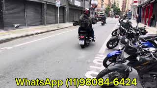 Escape com saídas duplas Kawasaki vulcan s 650 2024 ronco na rua [upl. by Kciredor275]