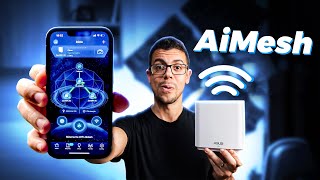 Isso é WIFI 6 MESH Montei uma SUPER rede ASUS AiMesh [upl. by Theodoric]