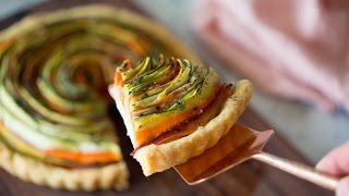 How to make a Spiral Vegetable Tart [upl. by Andromeda]