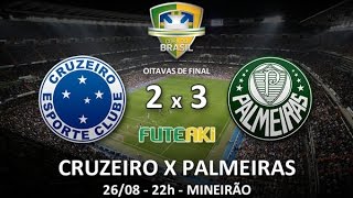 Melhores momentos Cruzeiro 2 x 3 Palmeiras pelas oitavas de final da Copa do Brasil [upl. by Lithea314]