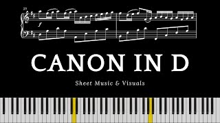 Canon In D Pachelbels Canon  Piano Tutorial [upl. by Richart]