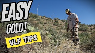 Want to find Gold Nuggets with a Metal Detector Here are Some Quick amp Easy VLF Pro Tips [upl. by Anirbus]