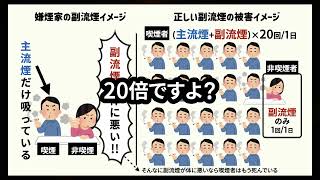 嫌煙家の「タバコの副流煙は体に悪い！」の認識がおかしいので修正する [upl. by Etnahc141]