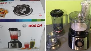 Bosch MultiTalent 8 Food Processor unboxing 1250 Watt [upl. by Sid]