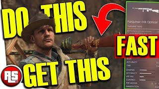 FARQUHAR RIFLE How to UNLOCK FAST best medic rifle BATTLEFIELD 1 farquhar HILL unlock [upl. by Iives254]