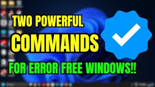 ErrorFree Windows 🎉 2 Powerful Commands to Repair and Optimize [upl. by Viki]