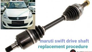 maruti swift drive shaft replacement right side [upl. by Eurd]