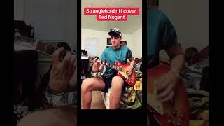 Stranglehold riff cover Ted Nugent guitar stranglehold tednugent foryou guitarist [upl. by Nilad]