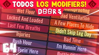 TODOS los 64 MODIFIERS de DOORS 🚪 DOORS ROBLOX I SHOWCASE MODIFIERS I GUIA [upl. by Bradly]