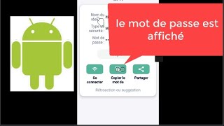 Comment Voir Le Mot De Passe Dun Wifi Connecté à Votre Téléphone [upl. by Enyawed]