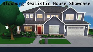 Realistic Suburban House Showcase  Roblox Bloxburg [upl. by Eachern530]