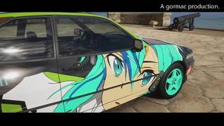 Forza Horizon 4 quotSword Art Onlinequot Sinon itasha car quotVolkswagen Corradoquot anime manga on Xbox One 痛車 [upl. by Neelhtak]