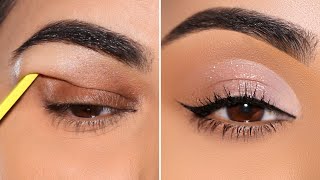 Why you must try this Delicate Lavender HOODED Eyes Makeup [upl. by Selinski]