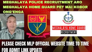 MEGHALAYA POLICE ARO MEGHALAYA HOME GUARD PET MAI KOBOR  BASAKO ONGATAIGEN [upl. by Novaj]