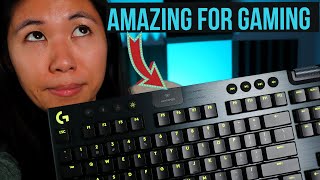 Logitech G915 TKL Review  Its WICKED fast [upl. by Ahcirt]